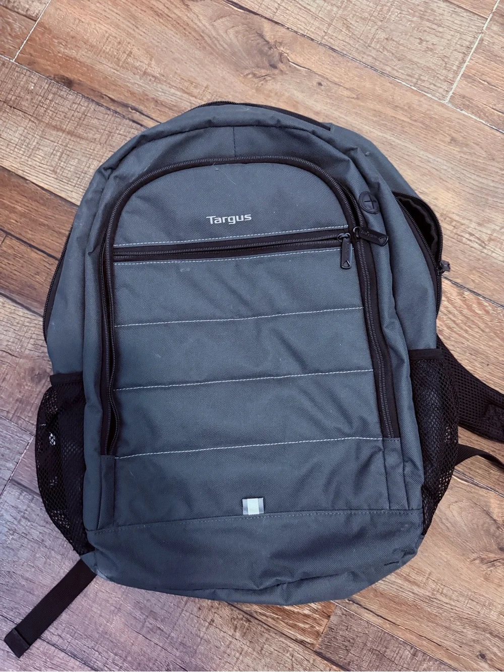 Targus Gray Laptop Backpack with Front Zipper Pocket